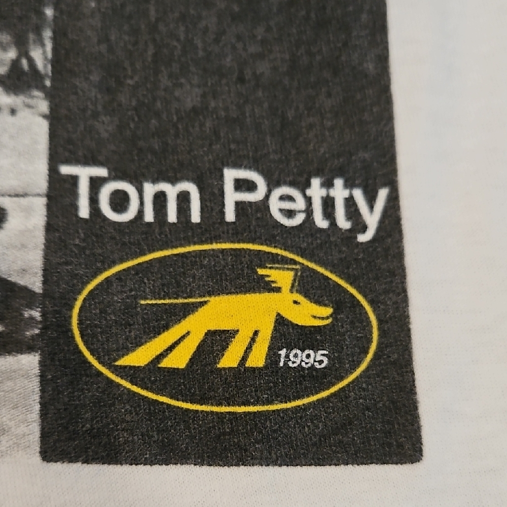 Tom Petty White Graphic T-Shirt Size S - Picture 3 of 7